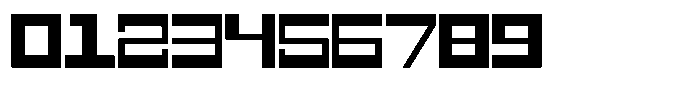 Mechorid Bold Expanded Font OTHER CHARS