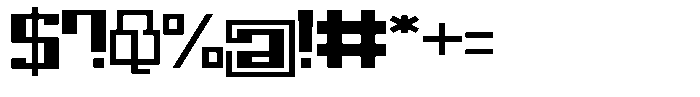 Mechorid Bold Expanded Font OTHER CHARS
