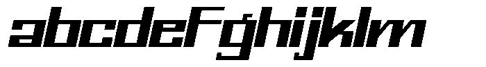 Mechorid Bold Oblique Expanded FONT