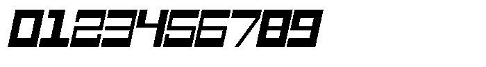 Mechorid Bold Oblique Font OTHER CHARS