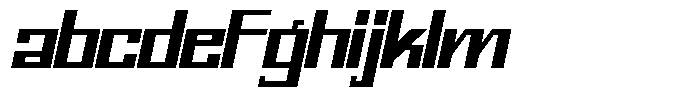 Mechorid Bold Oblique FONT