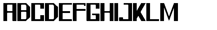 Mechorid Bold Font UPPERCASE