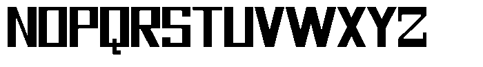 Mechorid Bold Font UPPERCASE