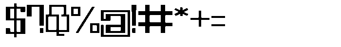 Mechorid Expanded Font OTHER CHARS