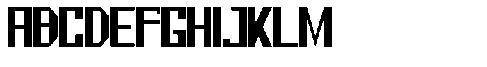 Mechorid Extra Bold Condensed Font UPPERCASE