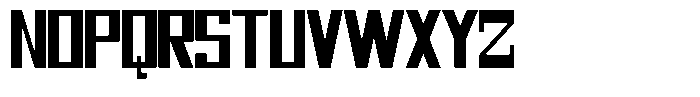 Mechorid Extra Bold Condensed Font UPPERCASE