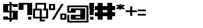 Mechorid Extra Bold Expanded Font OTHER CHARS
