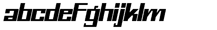 Mechorid Extra Bold Oblique FONT