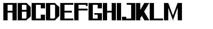 Mechorid Extra Bold Font UPPERCASE