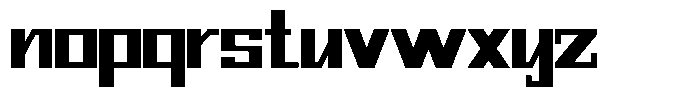 Mechorid Extra Bold Font LOWERCASE