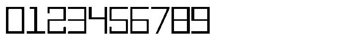 Mechorid Extra Light Expanded Font OTHER CHARS