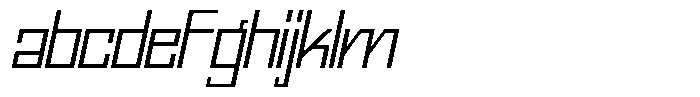 Mechorid Extra Light Oblique FONT