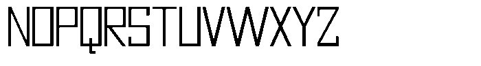 Mechorid Extra Light Font UPPERCASE