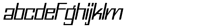 Mechorid Light Oblique FONT