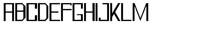 Mechorid Light Font UPPERCASE