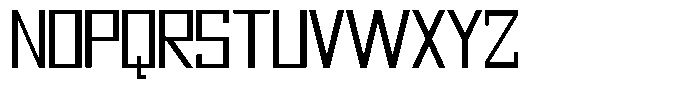 Mechorid Light Font UPPERCASE