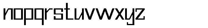 Mechorid Light Font LOWERCASE