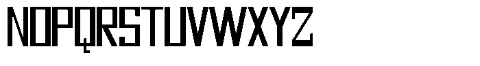 Mechorid Medium Condensed Font UPPERCASE