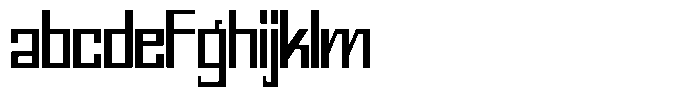 Mechorid Medium Condensed FONT
