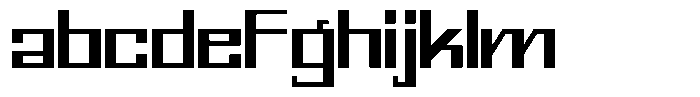 Mechorid Medium Expanded FONT