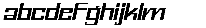 Mechorid Medium Oblique Expanded FONT