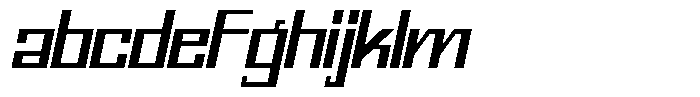 Mechorid Medium Oblique FONT