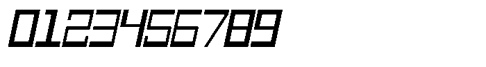 Mechorid Oblique Font OTHER CHARS