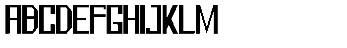 Mechorid Semi Bold Condensed Font UPPERCASE