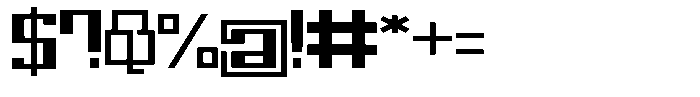 Mechorid Semi Bold Expanded Font OTHER CHARS