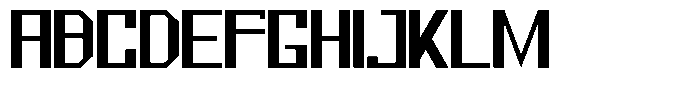 Mechorid Semi Bold Font UPPERCASE