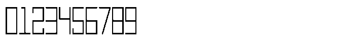 Mechorid Thin Condensed Font OTHER CHARS