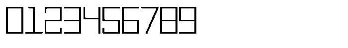 Mechorid Thin Expanded Font OTHER CHARS