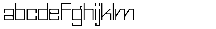 Mechorid Thin Expanded FONT