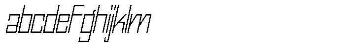 Mechorid Thin Oblique Condensed FONT