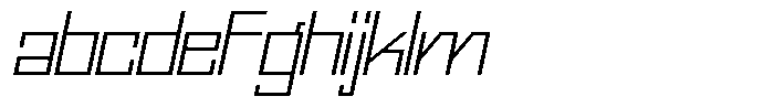 Mechorid Thin Oblique Expanded FONT