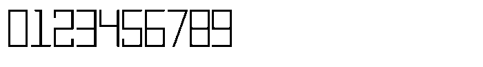 Mechorid Thin Font OTHER CHARS