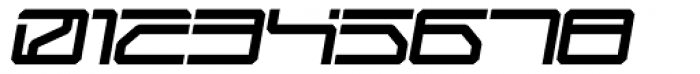 Mechwar Regular Oblique Font OTHER CHARS