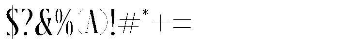 Mecoka Groove Regular Font OTHER CHARS