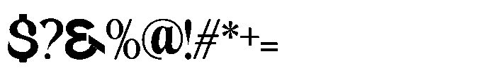 Mecsicola Font OTHER CHARS