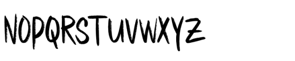 Medalin Brush Font LOWERCASE