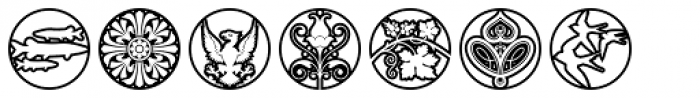 Medallion Ornaments Font OTHER CHARS