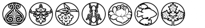 Medallion Ornaments Font OTHER CHARS