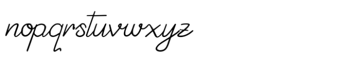 Medalyne Font LOWERCASE