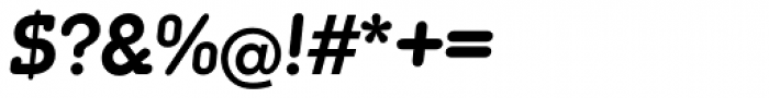 Media Serif EF DemiBold Italic Font OTHER CHARS