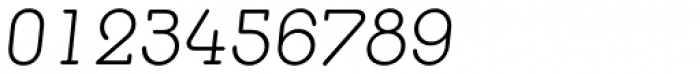 Media Serif EF ExtraLight Italic Font OTHER CHARS