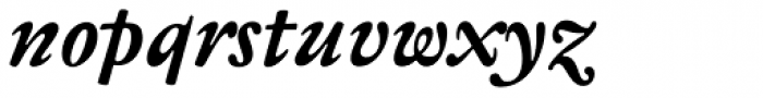 Mediaeval Bold Italic Font LOWERCASE