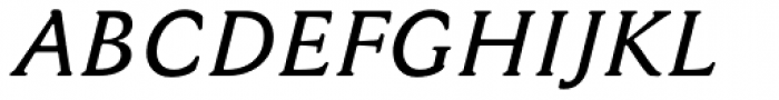 Mediaeval Italic Font UPPERCASE