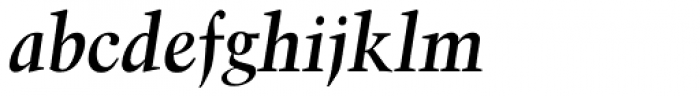 Mediaeval SB Bold Italic Font LOWERCASE
