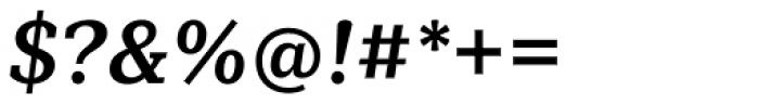 Mediator Serif Bold Italic Font OTHER CHARS