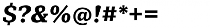 Mediator Serif Extra Bold Italic Font OTHER CHARS